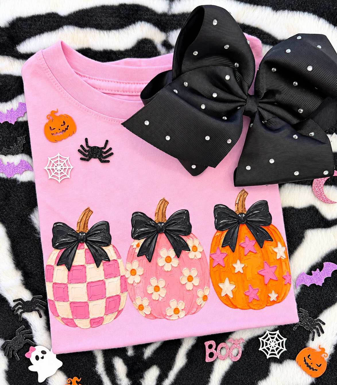 Pretty In Pink Pumpkins Tee