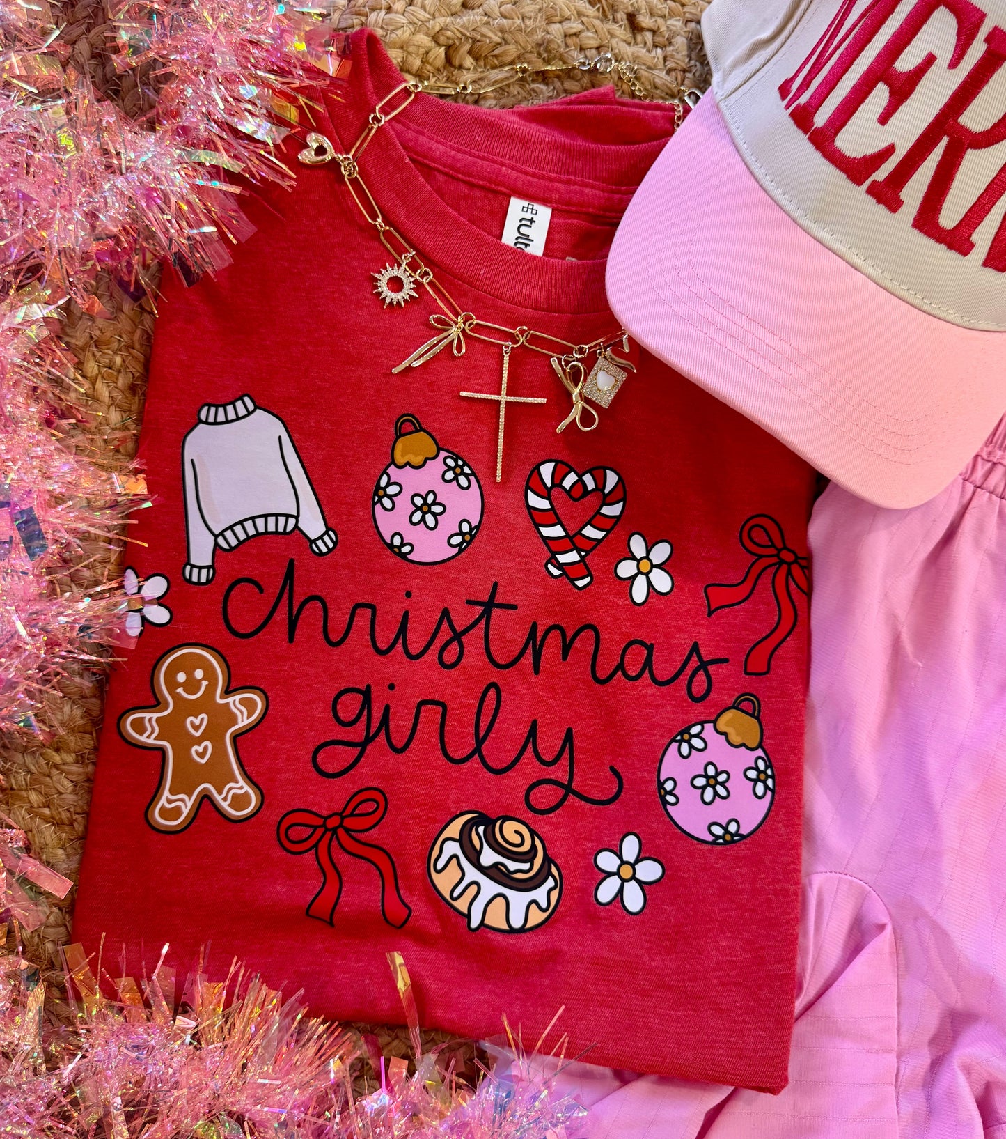 Christmas Girly Tee *CIJ SPECIAL*