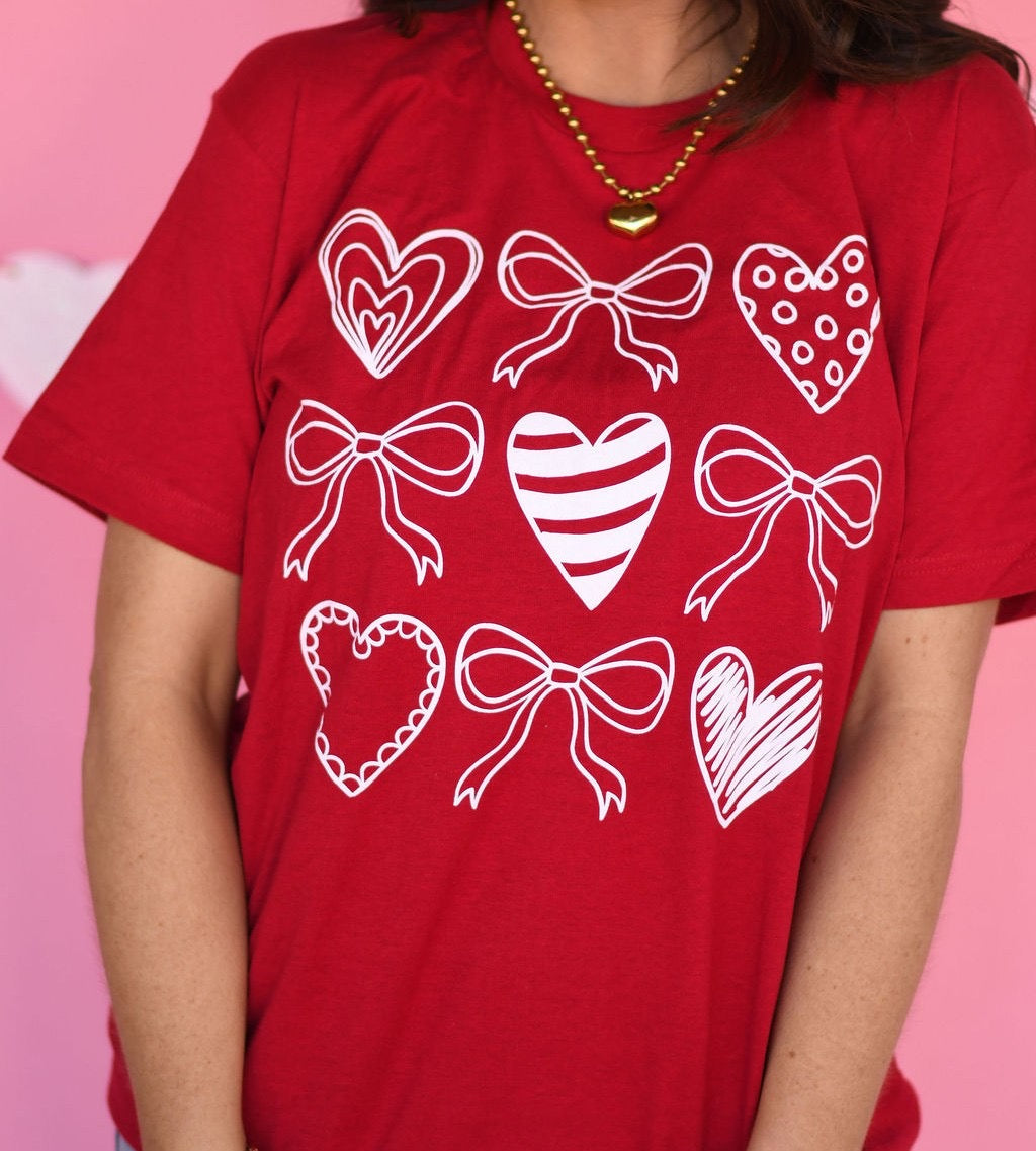 RTS Bows & Hearts Tee