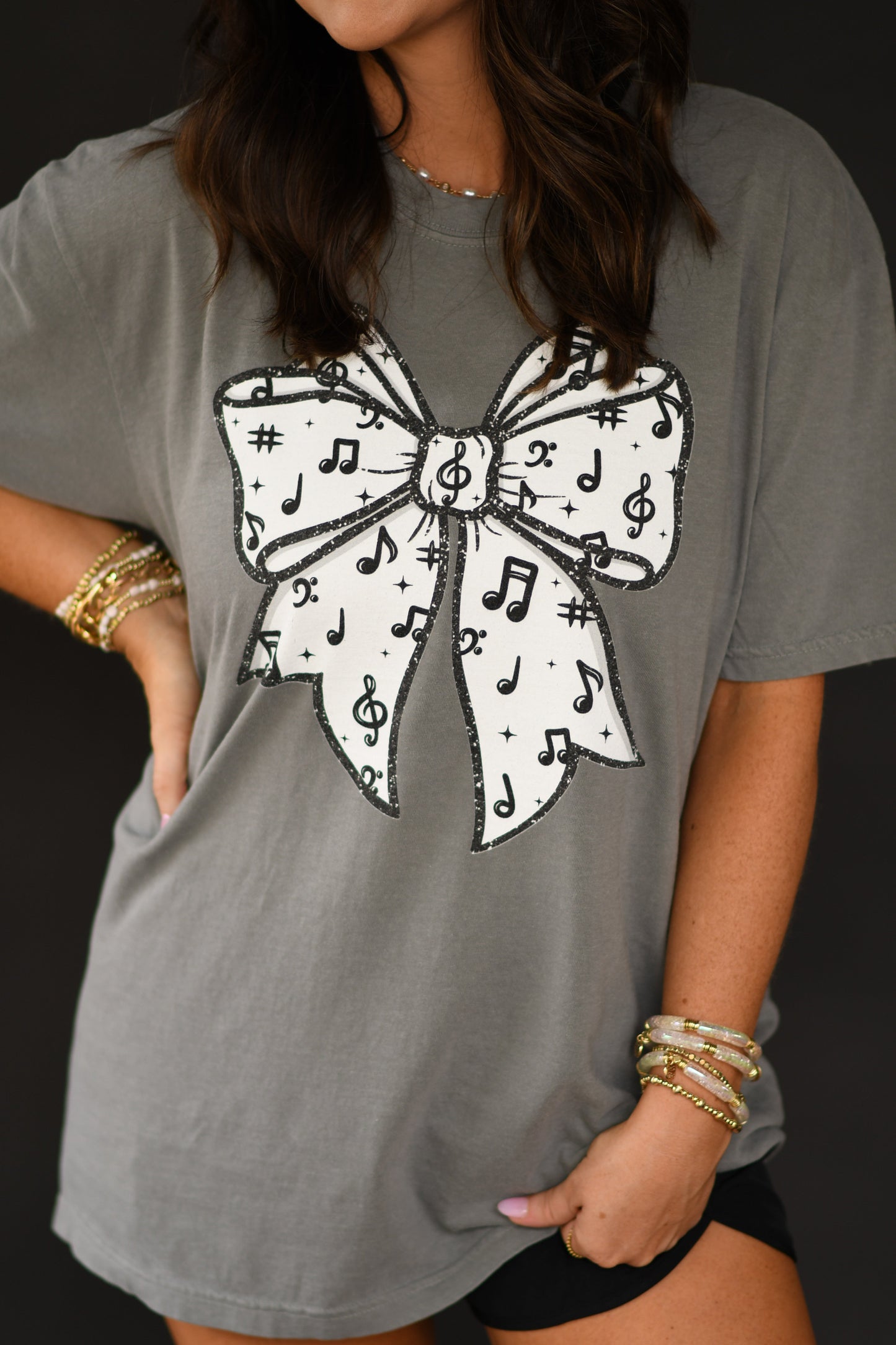 Band Bow Tee