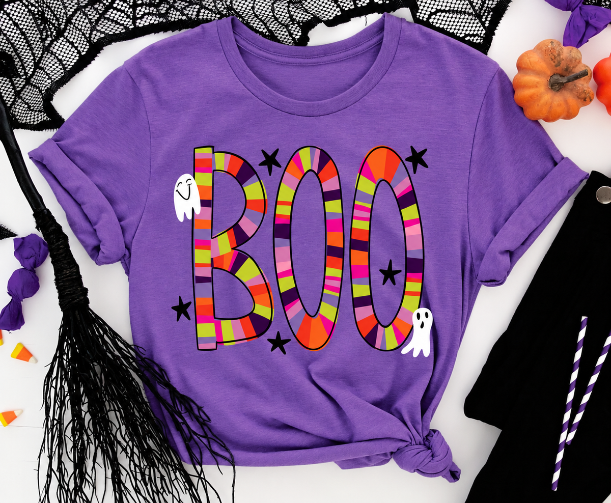 Boo Colorful Ghosts Tee *WEEKEND SALE*