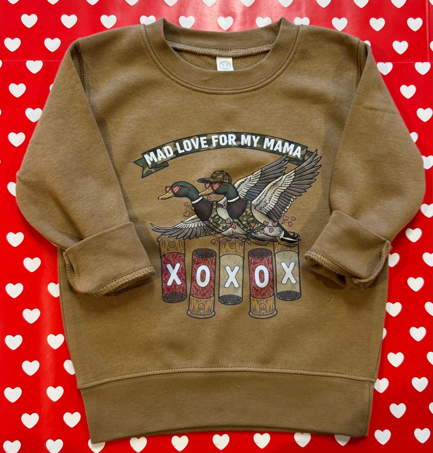 Mad Love For My Mama Duck Sweatshirt/Tee