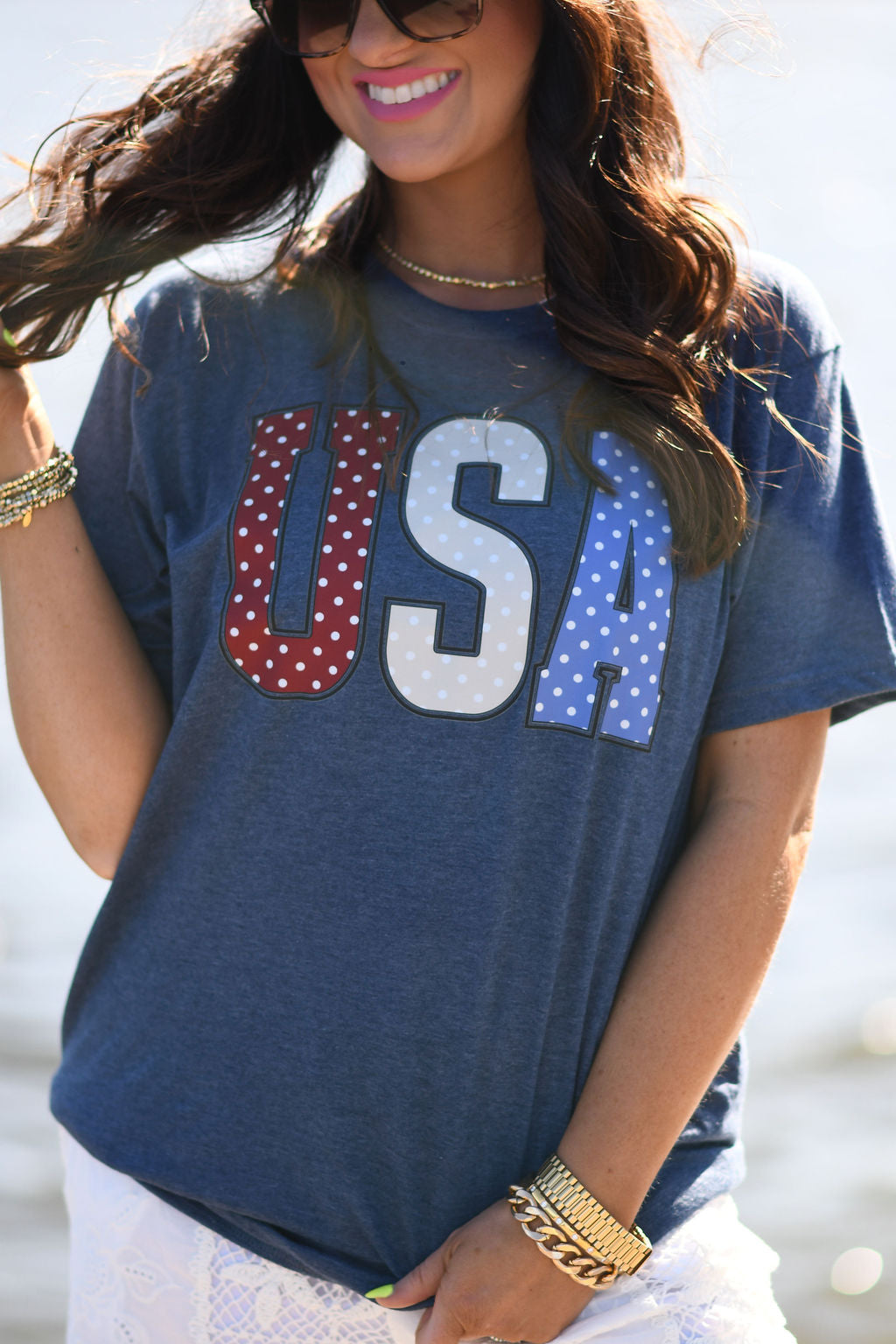 USA Polka Dots Tee