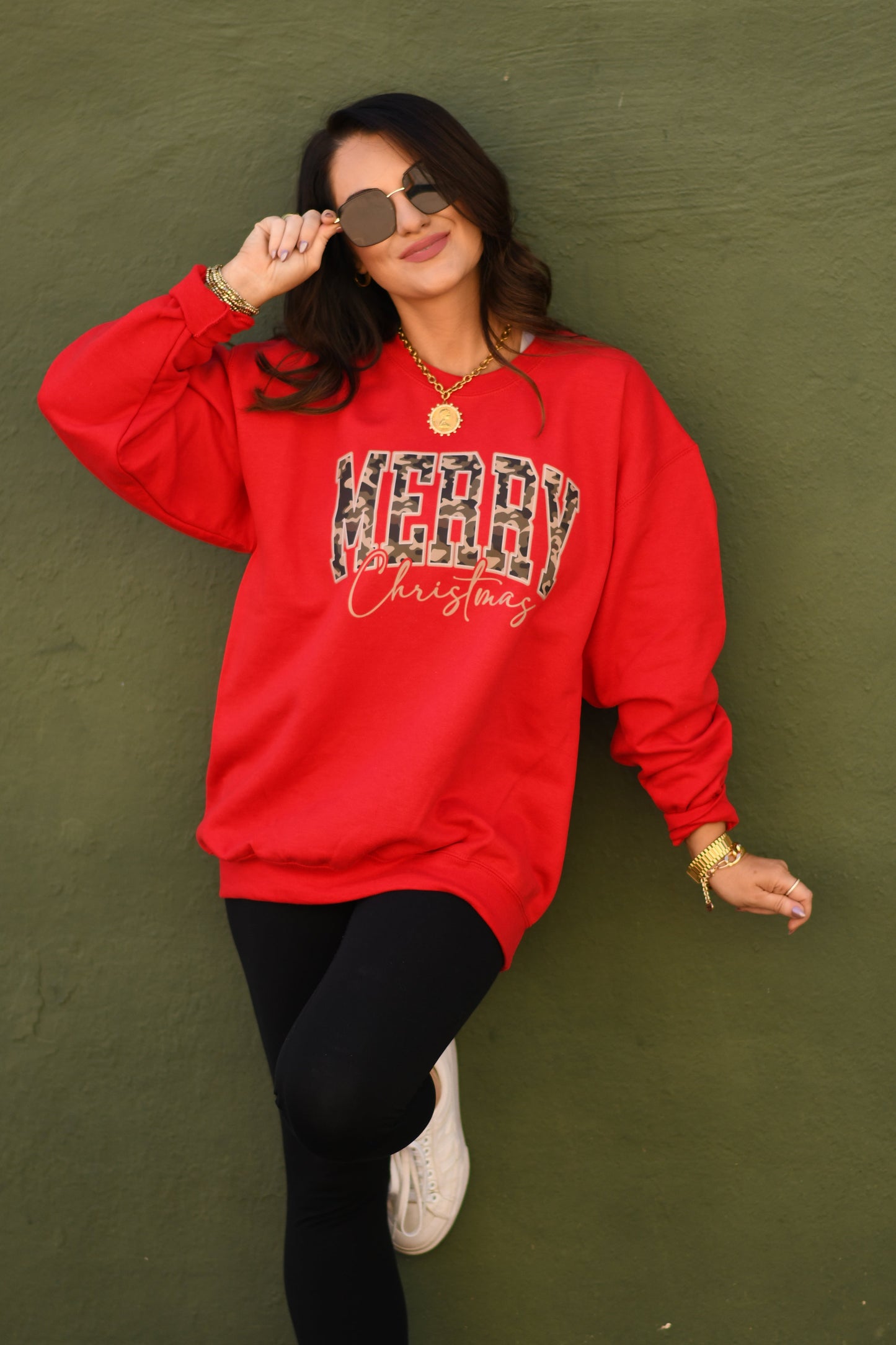 Merry Christmas Camo Tee / Sweatshirt