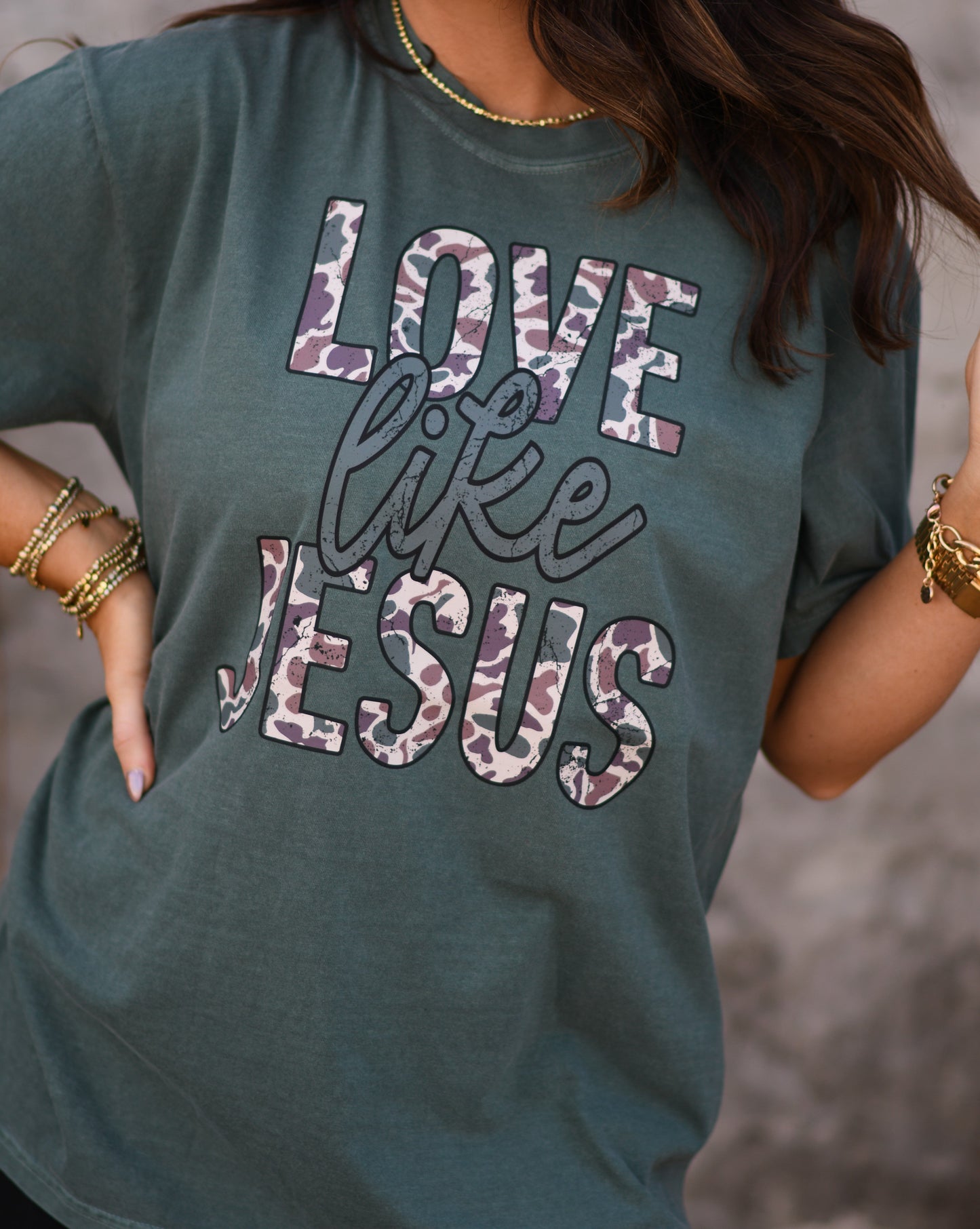 Love Like Jesus Camo Tee / Long Sleeve