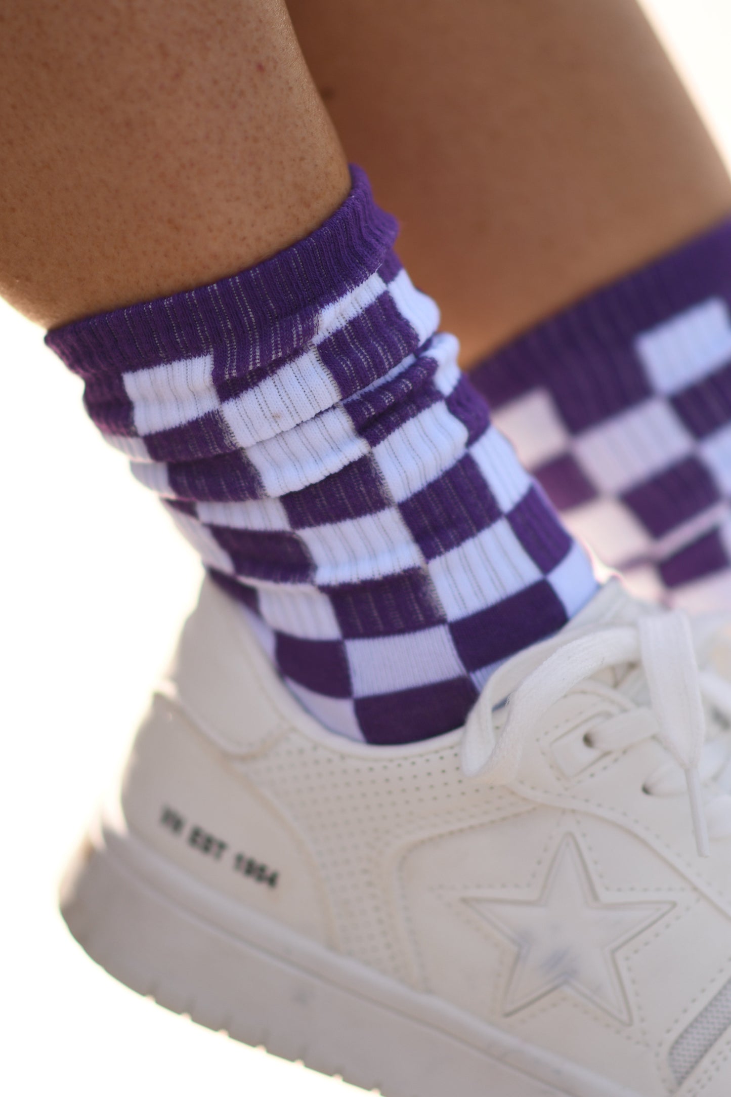 *SALE* *RTS* PURPLE GAME DAY SOCKS