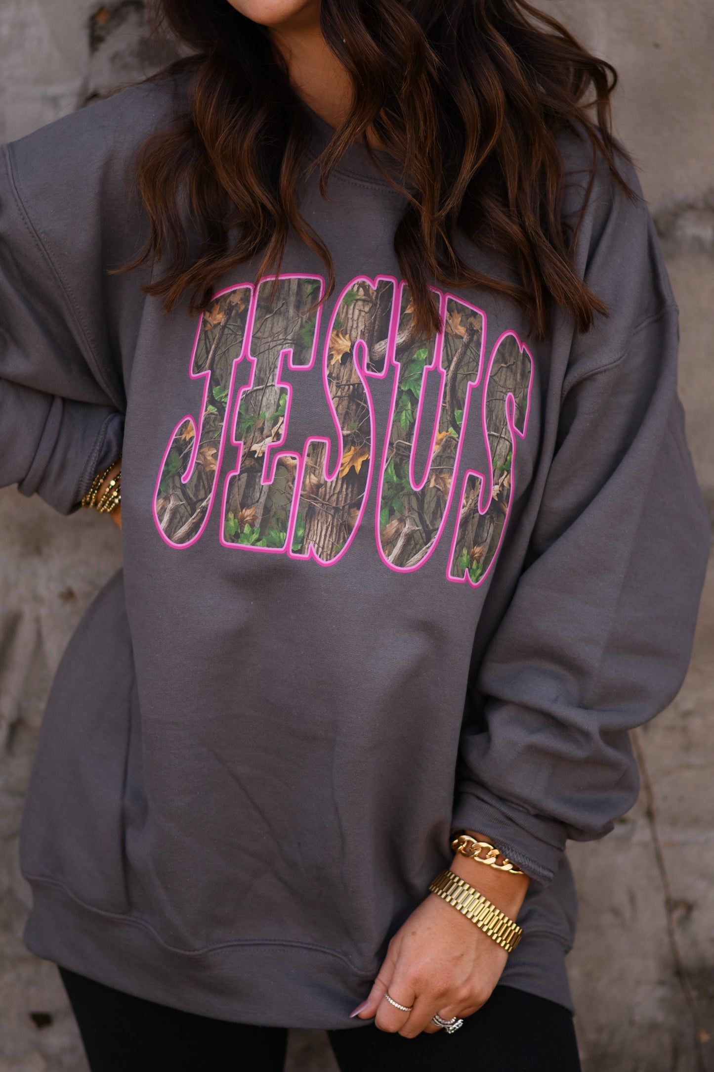Jesus Camo Tee / Sweatshirt