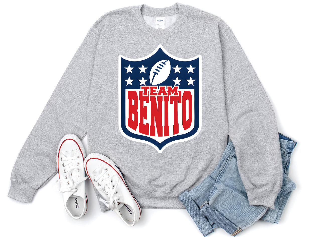 Team Benito Tee/ Sweatshirt