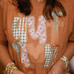 **SALE** RTS Autumn Faux Patch Tee