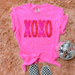 Xoxo Tee - FAUX glitter