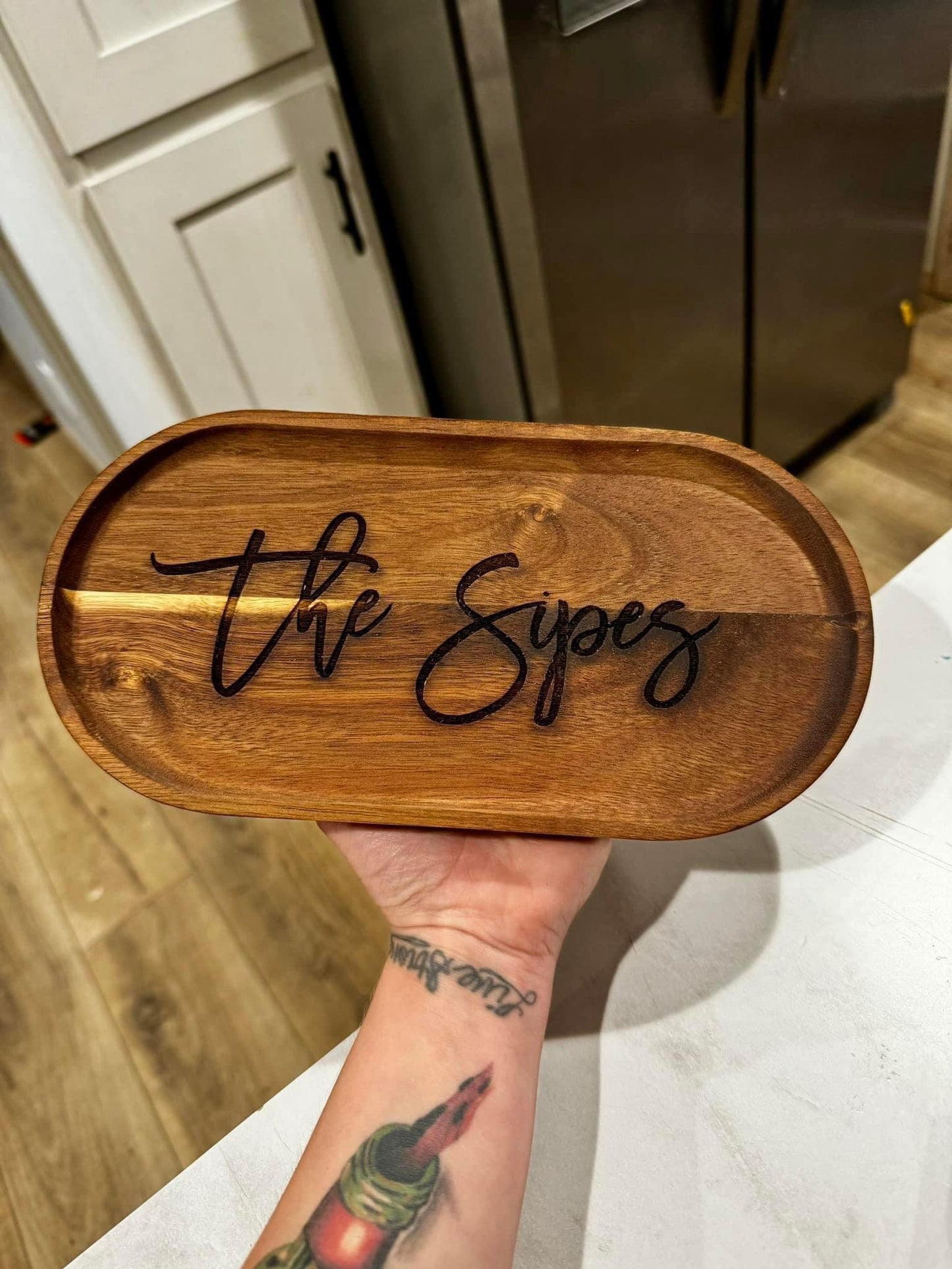 Catch All Engraved Personalized Trays