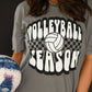 Volleyball Season Checkered Tee