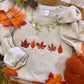 Fall Leaves Embroidered Tee/Sweatshirt