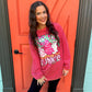 RTS Pink Christmas Tree Junkie Corded Crew