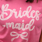 Bridesmaid Lace Bow Tee