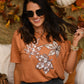 Checkered Leaves Tee