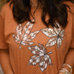 Checkered Leaves Tee