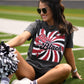 Red and Black Retro Tee