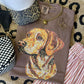 Yellow Lab Faux Rhinestone Tee