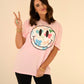 Colorful Bow Smiley Tee