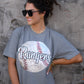 Custom Faux Glitter Baseball Tee