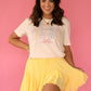 Colorful Teacher Bow Tee