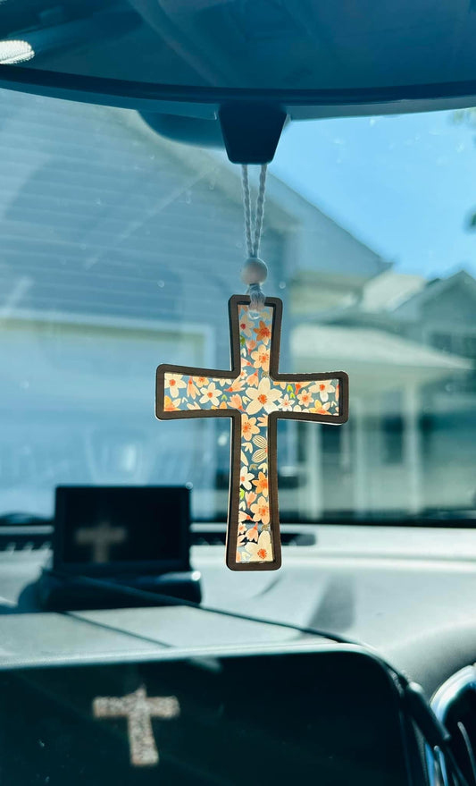 Cross Car Charms