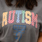 Autism Checkered Mama Tee