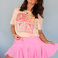 Amen Patch Bow Tee