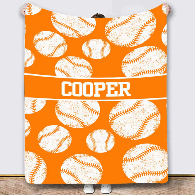 Custom Name Sport Blanket *CIJ SPECIAL*