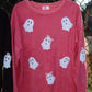 Ghost Bow Sequin Corded Crews