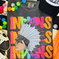 Indians Neon Mascot Tee