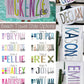 Dopamine Color Personalized Name Beach Towel