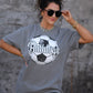 Custom Faux Glitter Soccer Tee