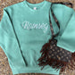 Salt Water Custom Embroidered Name Youth Sweatshirt
