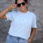 Mama Dainty Blue Bows Tee