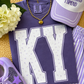 KY Purple Floral State Tee
