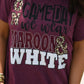 On Game Days We Wear Maroon and White Tee