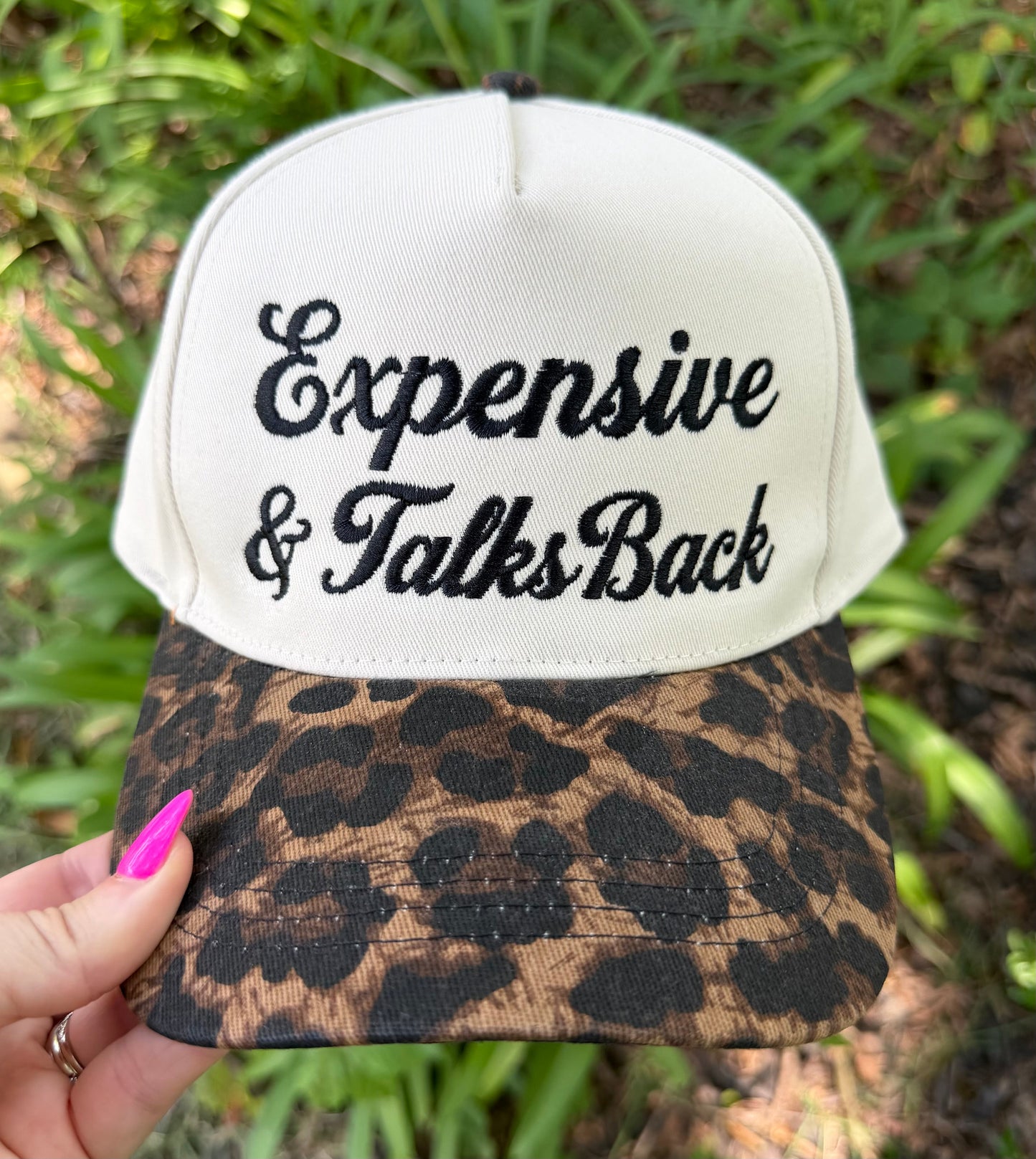 Expensive & Talks Back Leopard Hat
