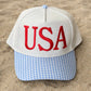 USA Gingham Hat