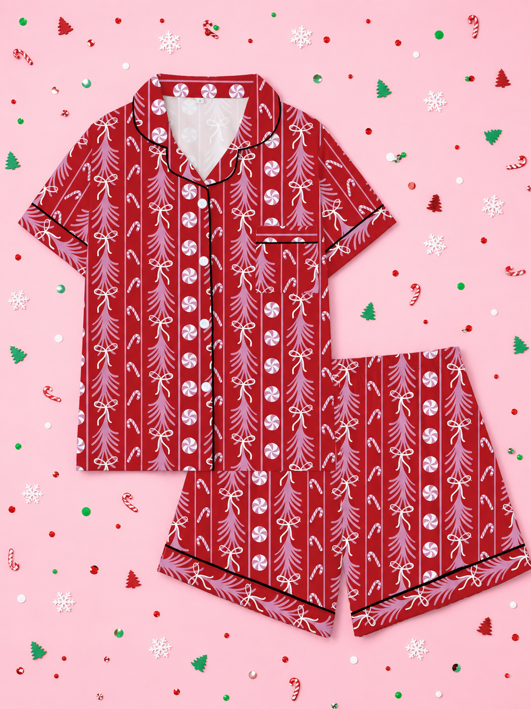 CandyCane Lane Shorts Pajamas *PRE ORDER*