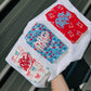 Red white  blue DP tee or sweatshirt