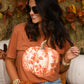 Orange Chinoiserie Pumpkin Tee