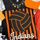Custom Stripe Volleyball Tee