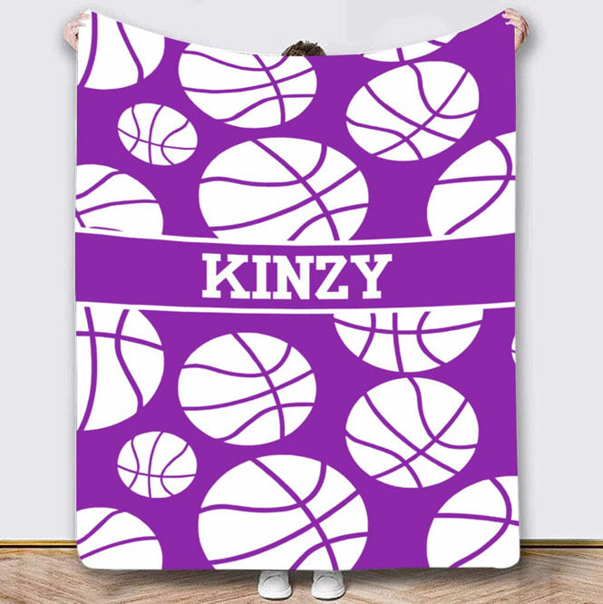 Custom Name Sport Blanket *CIJ SPECIAL*