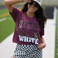 On Game Days We Wear Maroon and White Tee