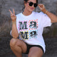 Stacked Checkered Mama tee