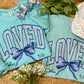Loved Blue Bow Tee/Sweatshirt