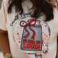 Red Small Town Big Spirit Tee