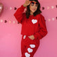 *SALE* RTS Heart Sweat Set (Pieces Sold Separately)